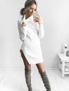 Unique And Warm Sweater Dress, cardigans and sweaters muslim dress - OVEILA